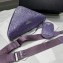 Prada Triangle Satin bag with crystals 1NE190 Purple 2023