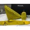 Prada Triangle Satin bag with crystals 1NE190 Yellow 2023