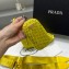 Prada Triangle Satin bag with crystals 1NE190 Yellow 2023
