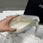 Prada Triangle Satin bag with crystals 1NE190 White 2023