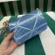 Prada Satin mini bag with crystals 1BD329 Blue 2023