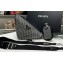 Prada Triangle Satin bag with crystals 1NE190 Black 2023
