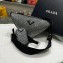 Prada Triangle Satin bag with crystals 1NE190 Black 2023