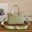 Prada Galleria Spectrum Leather Bag 1BA863 Light Green 2023