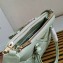 Prada Galleria Spectrum Leather Bag 1BA863 Light Green 2023