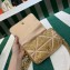 Prada Satin mini bag with crystals 1BD329 Gold 2023