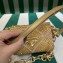 Prada Satin mini bag with crystals 1BD329 Gold 2023