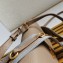 Prada Vitello Daino Double Leather Shoulder Bag 1BD102 Brown 2023