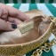 Prada Satin mini bag with crystals 1BD329 Gold 2023