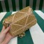 Prada Satin mini bag with crystals 1BD329 Gold 2023