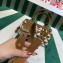 Prada Symbole embroidered fabric top-handle 1BB846 Brown 2023