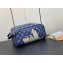 Louis Vuitton Monogram Canvas Dopp Kit Toilet Pouch Bag M46696 Blue 2023