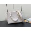 Louis Vuitton Grained calf leather Lock & Go Bag M23637 White 2023
