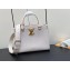 Louis Vuitton Grained calf leather Lock & Go Bag M23637 White 2023
