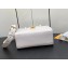 Louis Vuitton Grained calf leather Lock & Go Bag M23637 White 2023