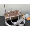 Louis Vuitton Grained calf leather Lock & Go Bag M23637 White 2023