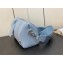 Louis Vuitton Cowhide leather City Keepall Bag M23725 Cloud Blue 2023