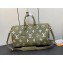 Louis Vuitton Monogram Empreinte leather Keepall Bandoulière 45 Bag M46671 Kaki 2023