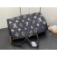 Louis Vuitton Monogram Empreinte leather Keepall Bandoulière 45 Bag M46670 Black 2023