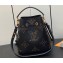 Louis Vuitton Monogram Empreinte Néonoé BB Bag M46734 Studs Black 2023