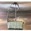 Bottega Veneta Intreccio leather Small Brick Cassette cross-body bag with adjustable strap 729251 Light Green
