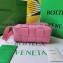 Bottega Veneta Intreccio leather Small Brick Cassette shoulder bag 729166 Pink