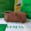 Bottega Veneta Intreccio leather Small Brick Cassette shoulder bag 729166 Brown