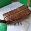 Bottega Veneta Intreccio leather Small Brick Cassette shoulder bag 729166 Brown