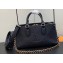 Louis Vuitton Embossed grained cowhide leather OnTheGo East West Bag M23640 Black 2023