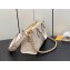 Louis Vuitton Embossed grained cowhide leather OnTheGo East West Bag M23698 Cream 2023