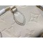 Louis Vuitton Embossed grained cowhide leather OnTheGo East West Bag M23698 Cream 2023
