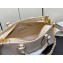 Louis Vuitton Embossed grained cowhide leather OnTheGo East West Bag M23698 Cream 2023