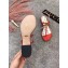 Gucci Patent Leather Sandal with Bee ‎524624 Red 2018