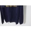 Balenciaga BB Logo Hoodie Sweater Dark Blue 2018