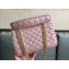 Valentino Rhombus Rockstud Spike Medium Chain Shoulder Bag Pink