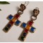 Gucci Earrings With Cross Pendant And Lion 548752 2019