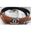 Chanel CC Belt 15mm Width Brown 2018