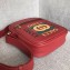 Gucci Vintage Logo Print Messenger Bag ‎523591 Red 2018