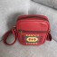 Gucci Vintage Logo Print Messenger Bag ‎523591 Red 2018