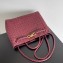 Bottega Veneta Intrecciato leather Medium Andiamo top handle Bag Burgundy