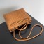 Bottega Veneta Intrecciato leather Small Andiamo top handle Bag Brown