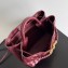 Bottega Veneta Intrecciato leather Small Andiamo top handle Bag Burgundy