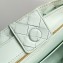 Bottega Veneta Intrecciato leather Small Andiamo top handle Bag Pale Green