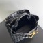 Bottega Veneta Intrecciato leather Small Andiamo top handle Bag Black