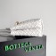 Bottega Veneta Intrecciato leather Small Andiamo top handle Bag White