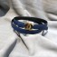 Chanel CC Belt 15mm Width Blue 2018