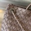 Bottega Veneta Intrecciato leather Small East/West Andiamo top handle Bag Coffee