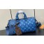 Louis Vuitton Monogram Canvas Keepall Bandoulière 25 Bag M46803 Atlantic Blue 2023