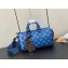Louis Vuitton Monogram Canvas Keepall Bandoulière 25 Bag M46803 Atlantic Blue 2023