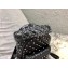Valentino Rockstud Spike Textured Lambskin Mini Backpack Black 2018